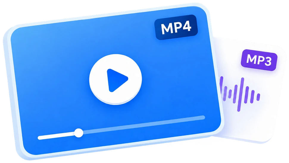 Файлы MP4 и MP3 — видео со звуком и отдельная аудиодорожка